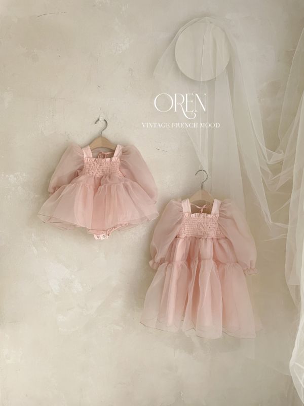 Oren(Hi Bye) 公主袖洋裝 