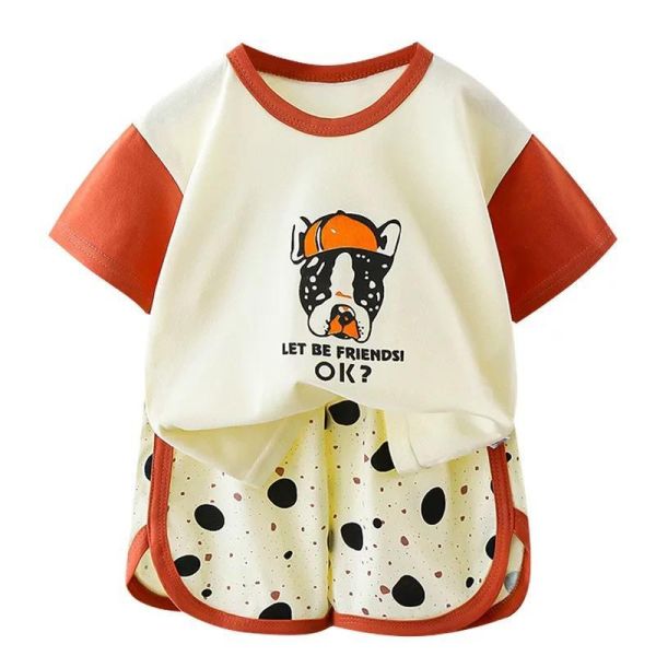 純棉繽紛多彩動物套裝 