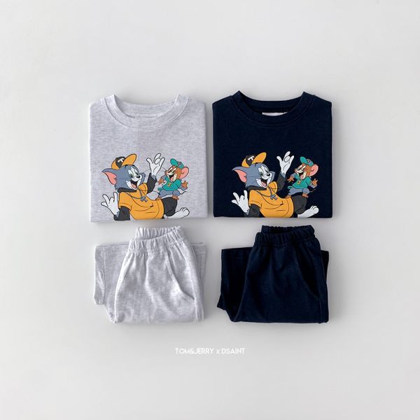 DSAINT  聯名Tom Jerry嘻哈套裝 