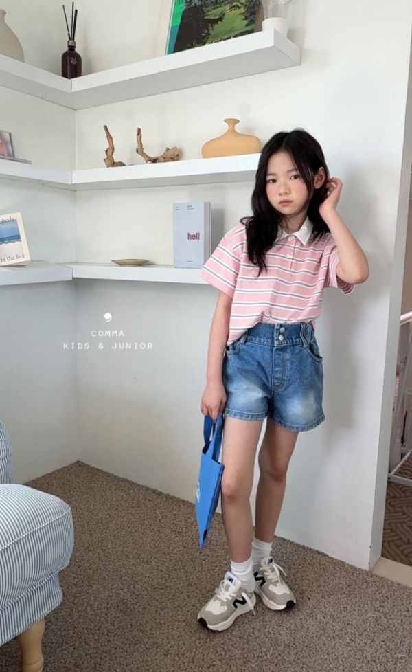 COMMA 兩顆扣短褲 