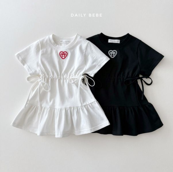 Daily bebe  側邊蝴蝶結洋裝 