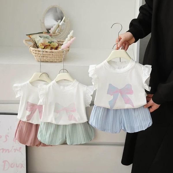 大蝴蝶短袖套裝 