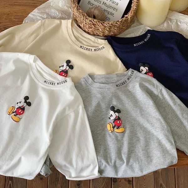 純棉米奇长袖T恤 