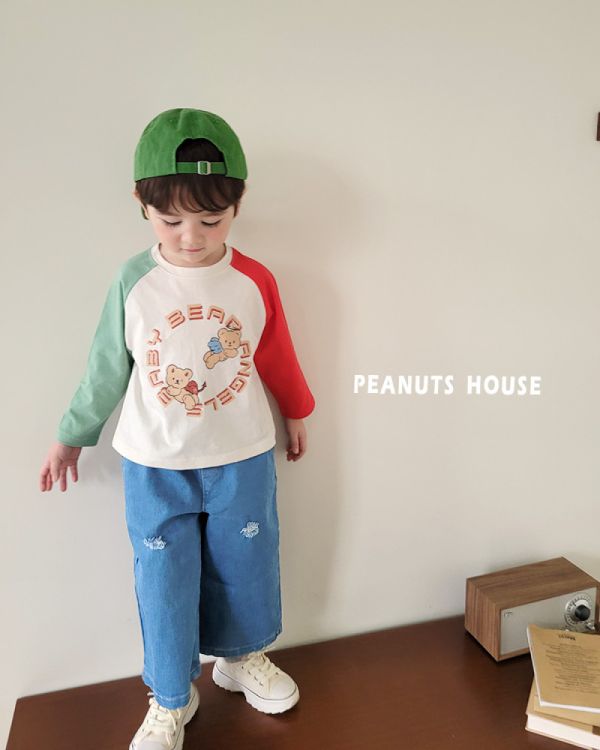 PEANUTS 撞色天使熊上衣 