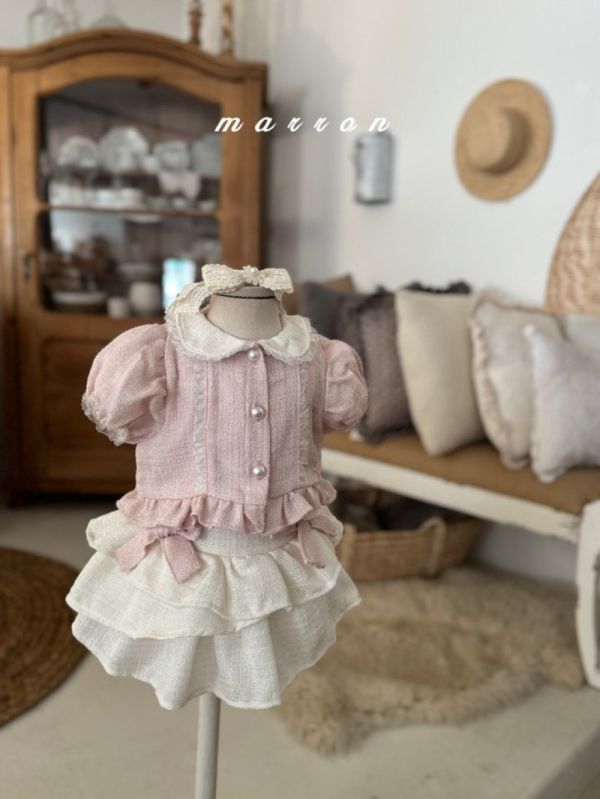 Marron(Chocos) 公主褲裙套裝 