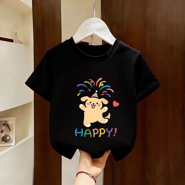純棉Happy狗短T 