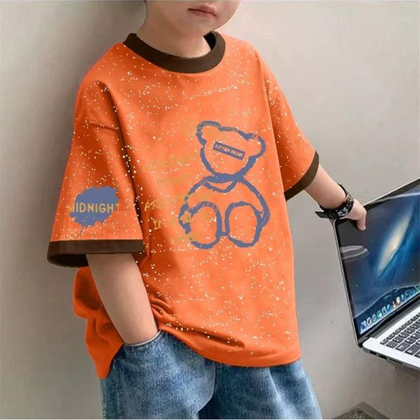 純棉矇眼熊短袖T 