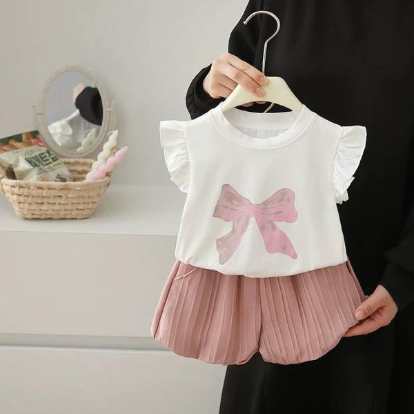 大蝴蝶短袖套裝 