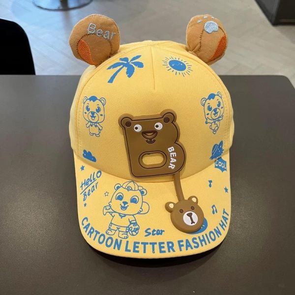 字母動物帽 