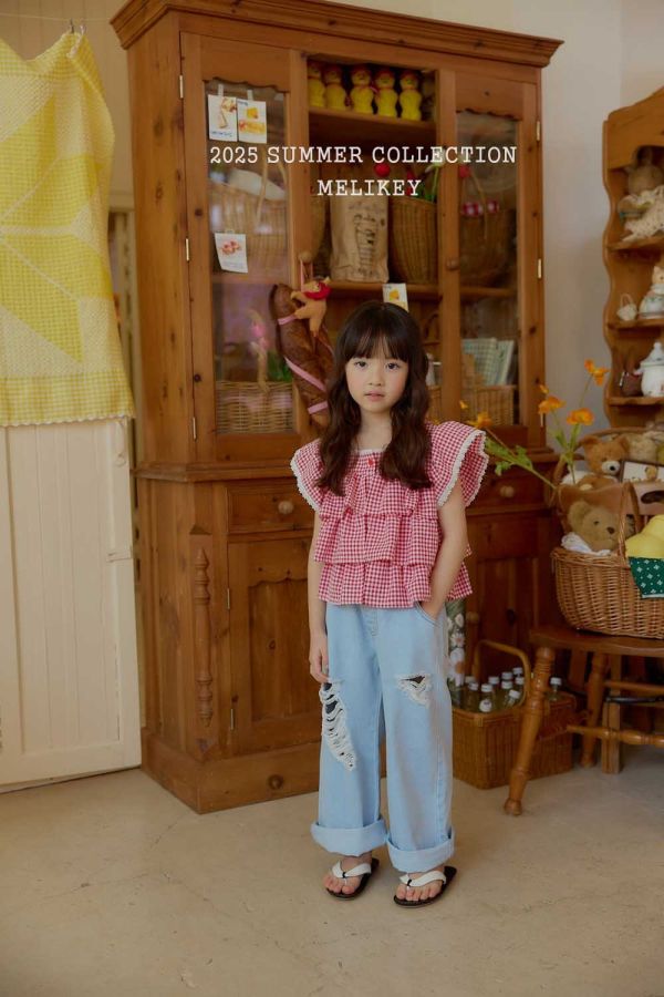 MELIKEY  破洞牛仔褲 