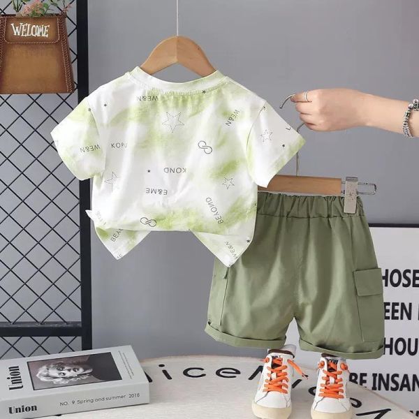 暈染星星短袖套裝 