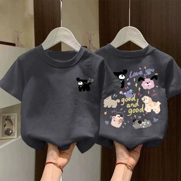 純棉雙面可愛狗狗短袖T 