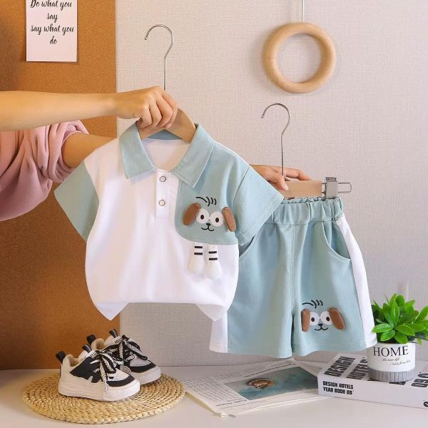 大眼狗短袖套裝 