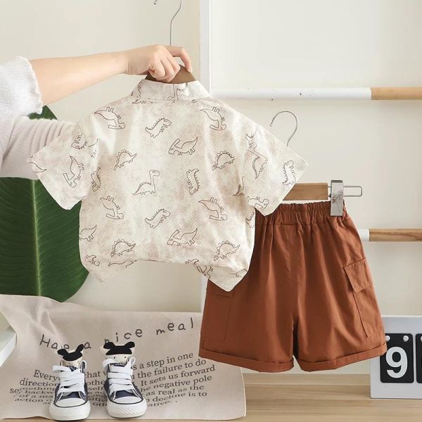 恐龍襯衫三件組套裝 