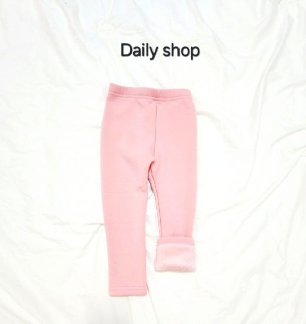 DAILY SHOP  刷毛緊身褲 