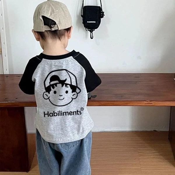 純棉雙面小男孩短袖T 