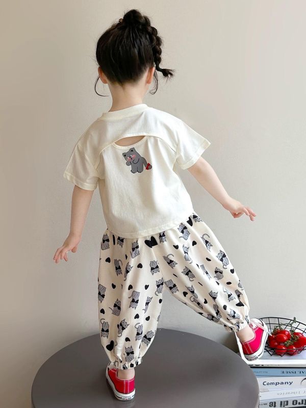 Happy CAT小露背套裝 