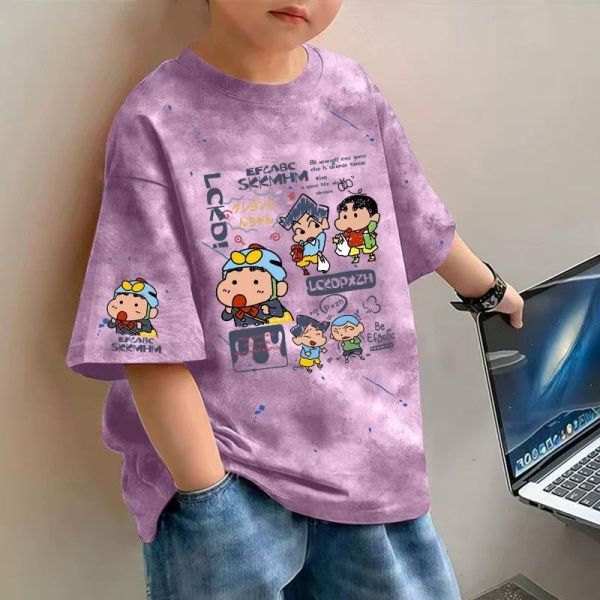 純棉宣染小新短T 