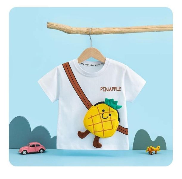 純棉立體水果短T 