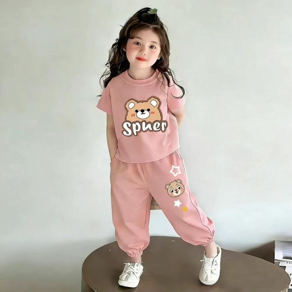 純棉小熊休閒套裝 