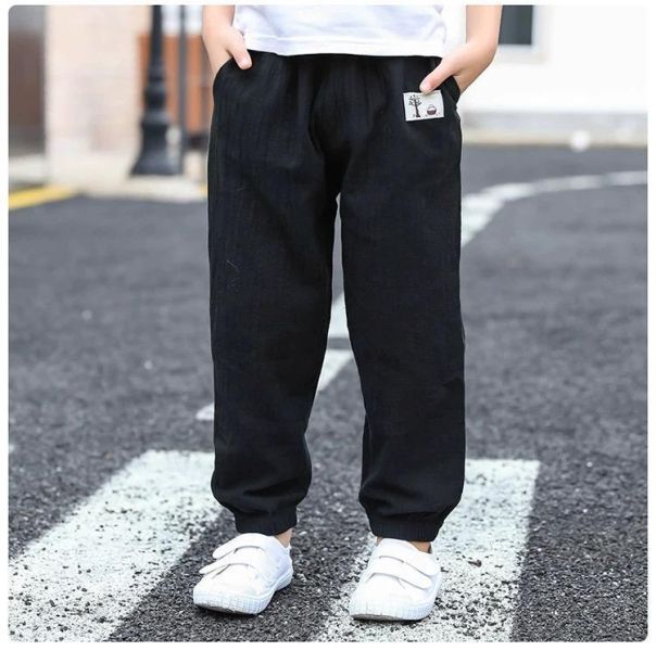 棉麻透氣休閒褲 