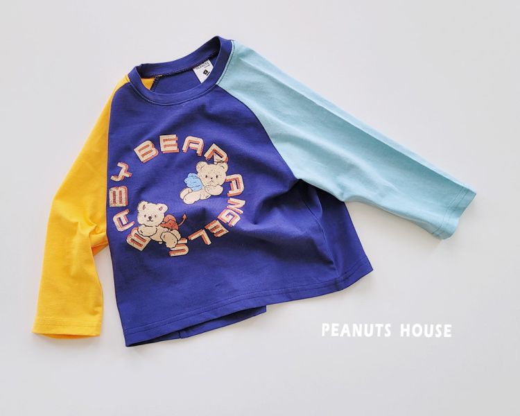 PEANUTS 撞色天使熊上衣 