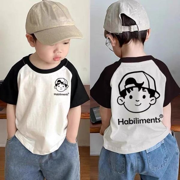 純棉雙面小男孩短袖T 