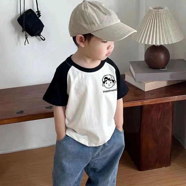 純棉雙面小男孩短袖T 