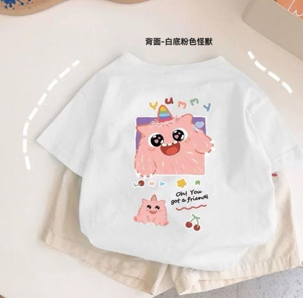 純棉雙面小怪獸短T 