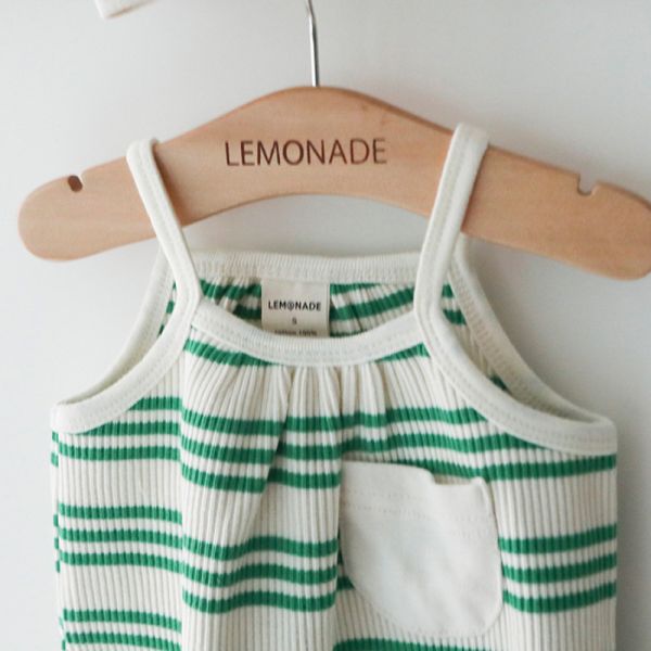 LEMONADE 條文連身衣 