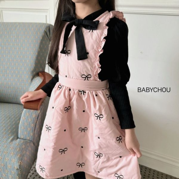 BABYCHOU蝴蝶結連身裙 