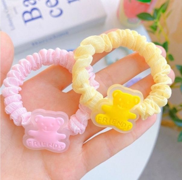 熊熊髮飾(一組5條) 