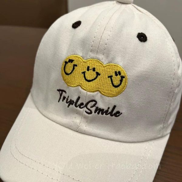 微笑臉棒球帽 