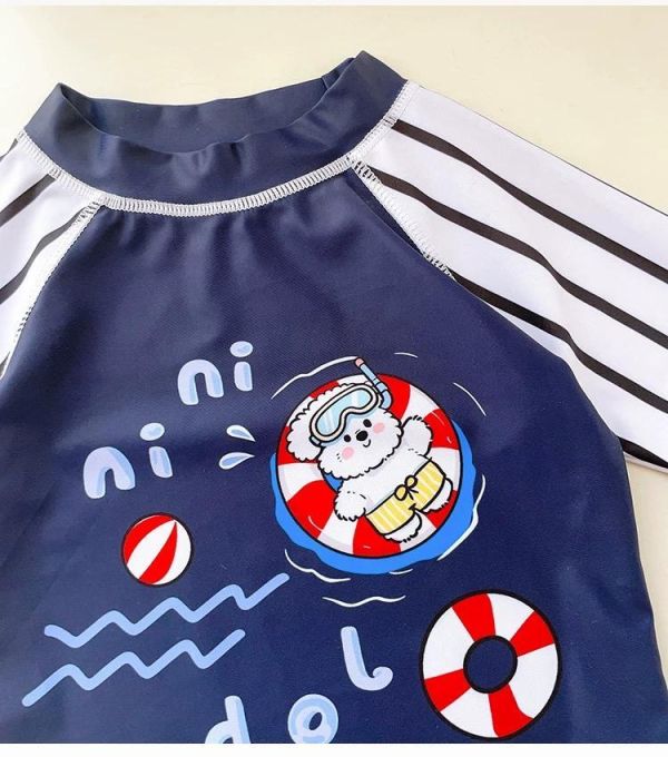 泳圈狗連身泳衣（含泳帽） 