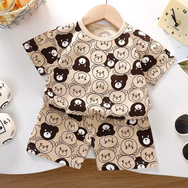 純棉滿版動物套裝 