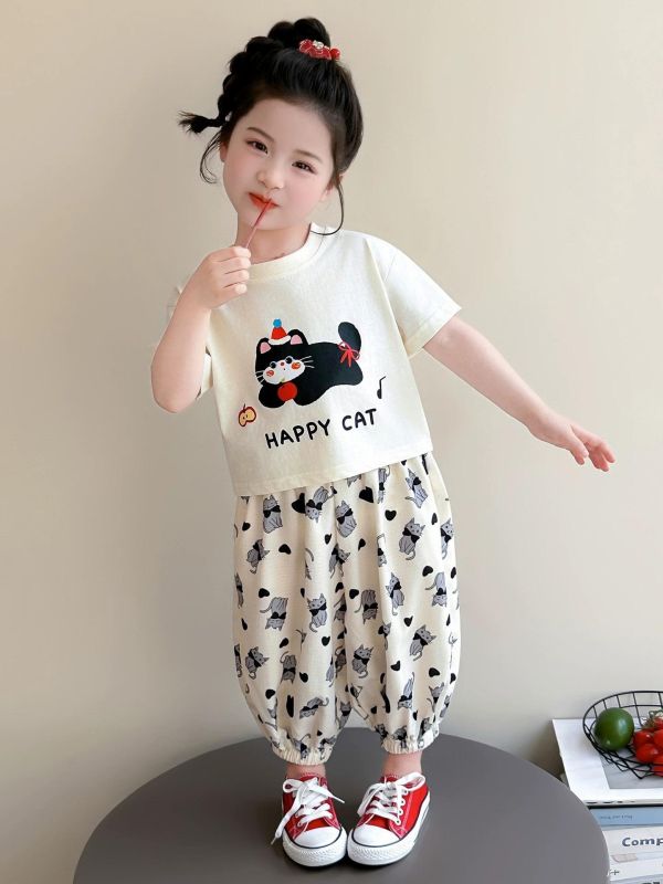 Happy CAT小露背套裝 