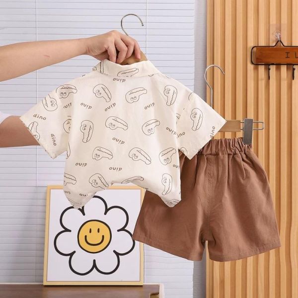 鱷魚襯衫短袖套裝 