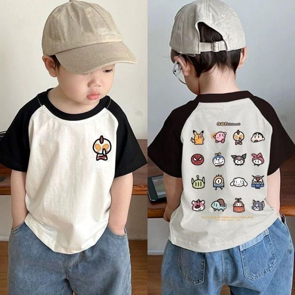 純棉卡通家族上衣 