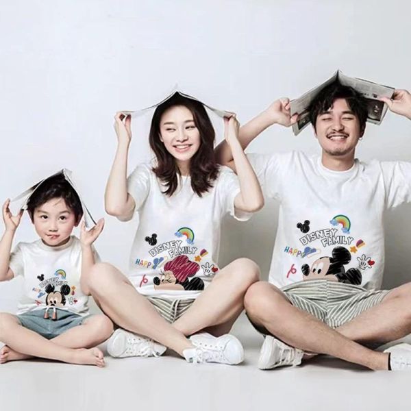 純棉米奇米妮全家親子裝 