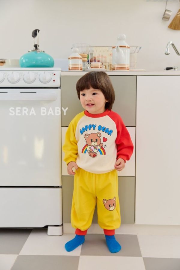 Sera 彩虹熊拚色套裝 