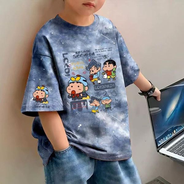 純棉宣染小新短T 