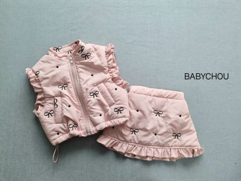 BABYCHOU蝴蝶結短裙 
