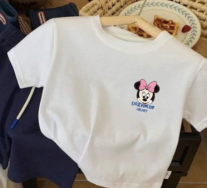 純棉雙面米妮寶短T 