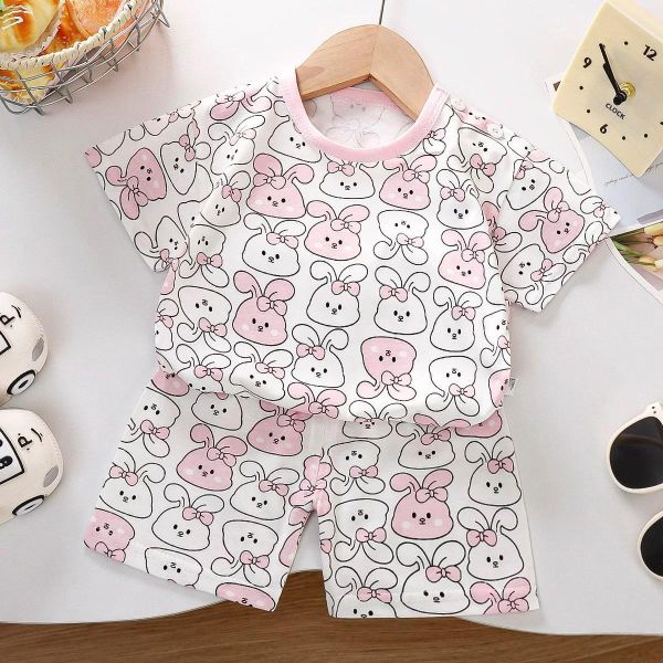 純棉滿版動物套裝 