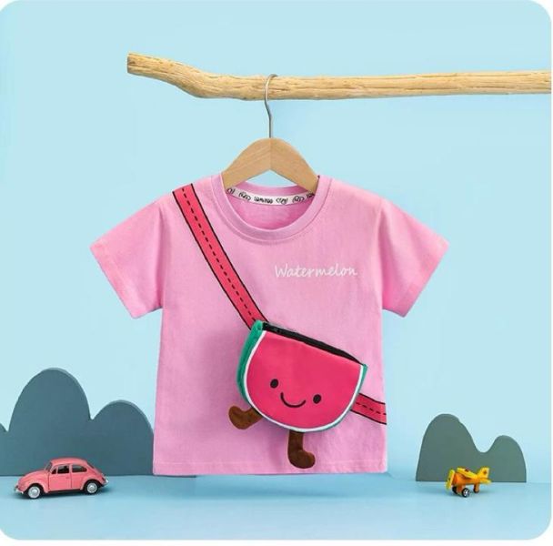 純棉立體水果短T 