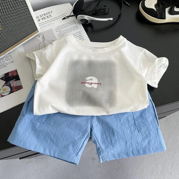 帥氣工裝三件組 