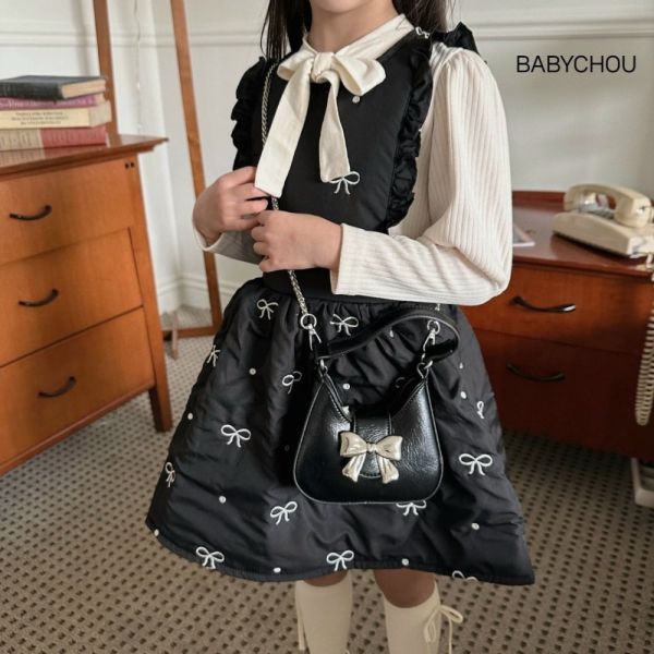 BABYCHOU蝴蝶結連身裙 