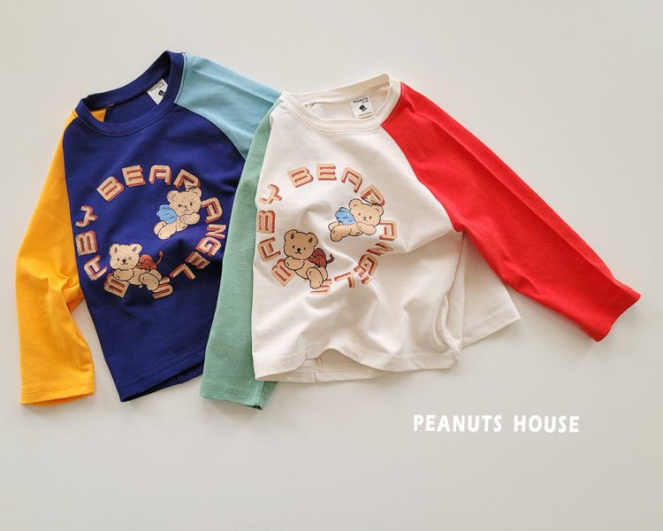 PEANUTS 撞色天使熊上衣 