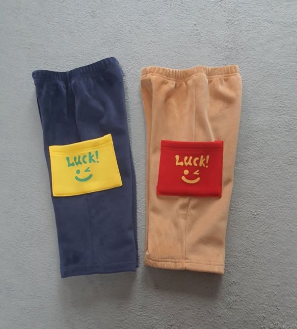 TWINKLE Lucky側口袋棉褲 