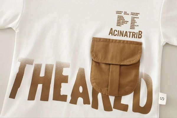 立體口袋短袖套裝 